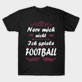 American Football Touchdown Geschenk Mädchen T-Shirt